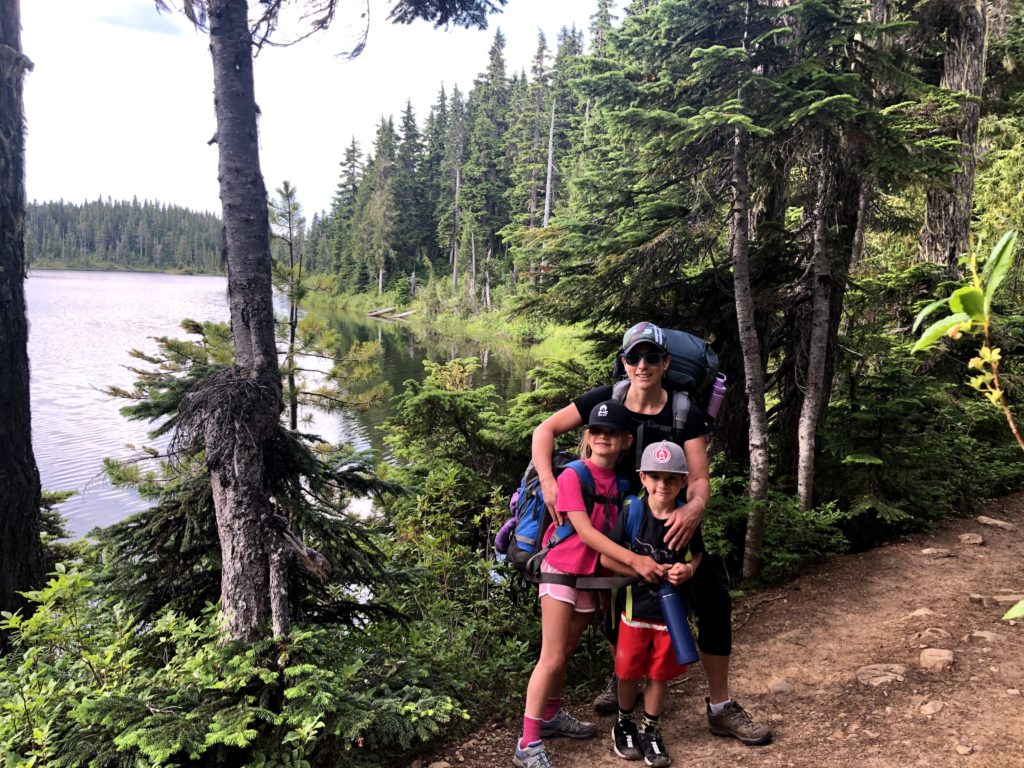 Dr Debbie Wright and her kids