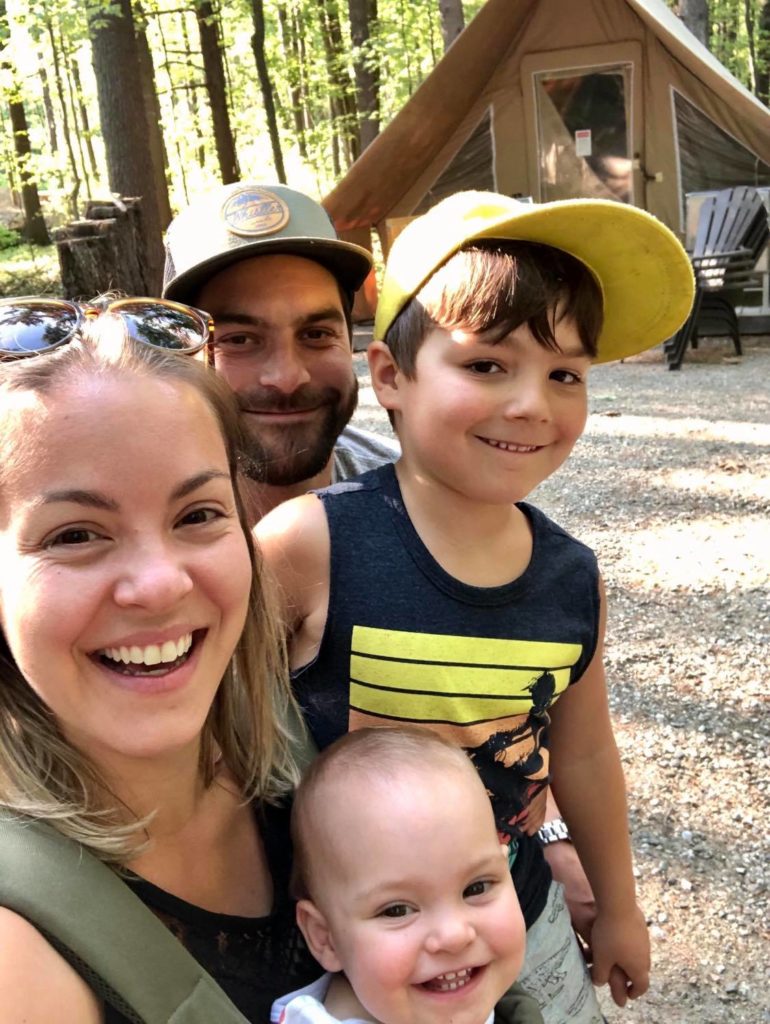 Dr. Catherine Bezeau with her fmaily